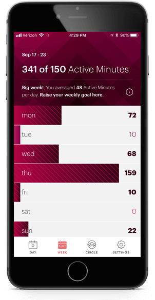 UI screenshot highlights from the mobile application